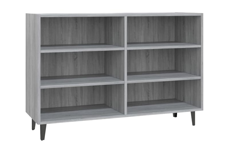 Skänk grå sonoma-ek 103,5x35x70 cm spånskiva - Grå ek - Sideboard & skänk