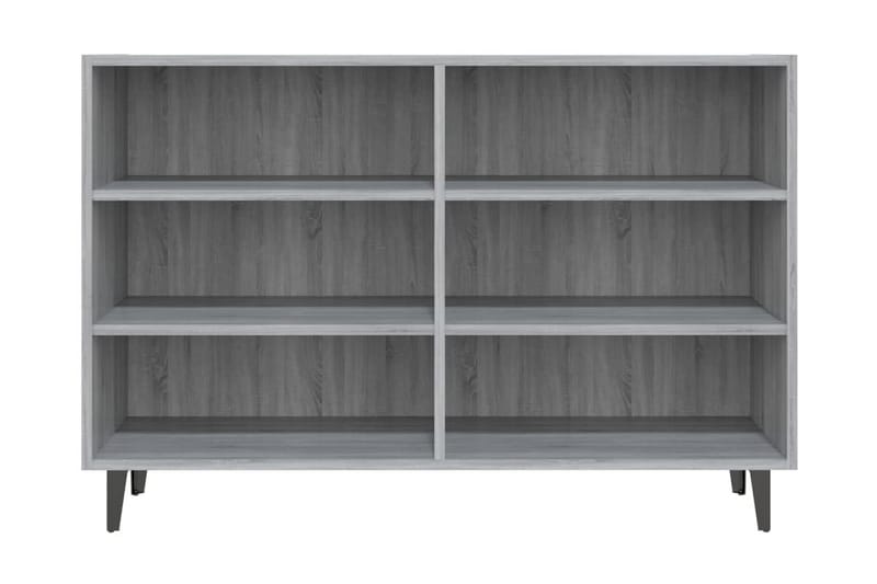 Skänk grå sonoma-ek 103,5x35x70 cm spånskiva - Grå ek - Sideboard & skänk