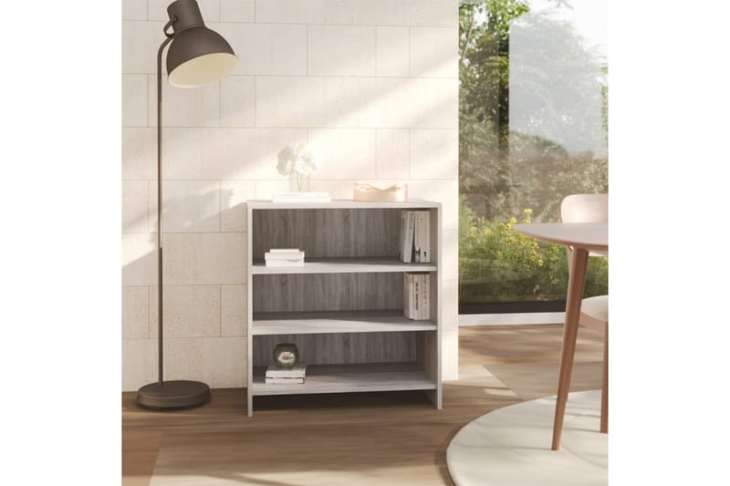 Skänk grå sonoma-ek 70x40,5x75 cm spånskiva - Grå ek - Förvaring - Förvaringsmöbler - Sideboard & skänk