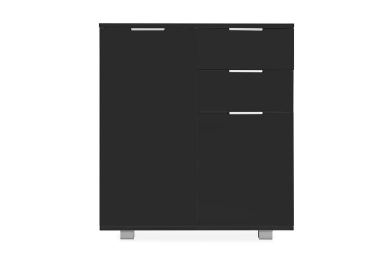 Skänk högglans svart 71x35x76 cm spånskiva - Svart - Sideboard & skänk