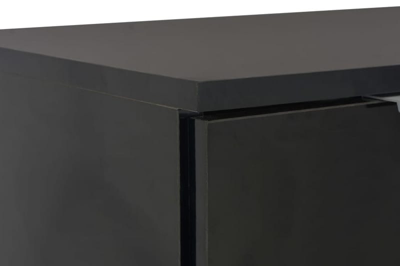 Skänk högglans svart 71x35x76 cm spånskiva - Svart - Sideboard & skänk