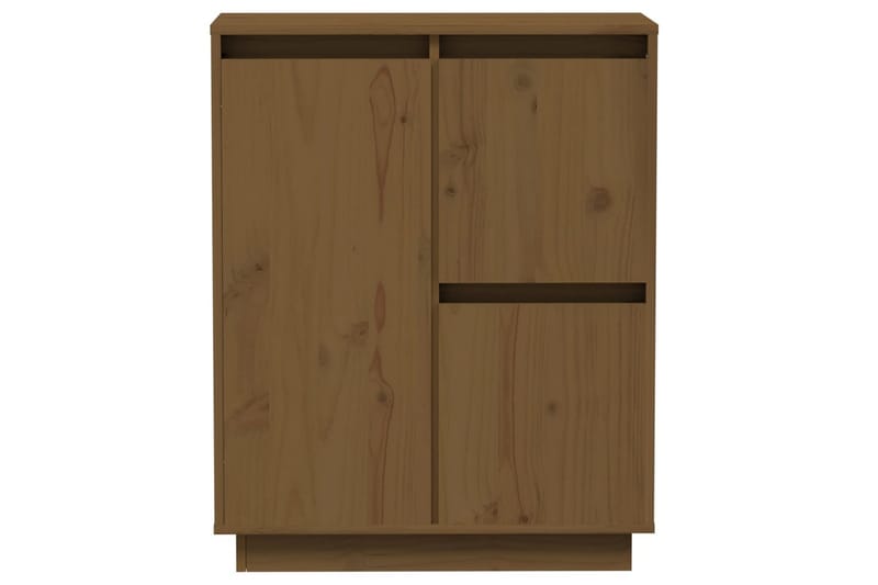 Skänk honungsbrun 60x34x75 cm massiv furu - Brun - Förvaring - Förvaringsmöbler - Sideboard & skänk