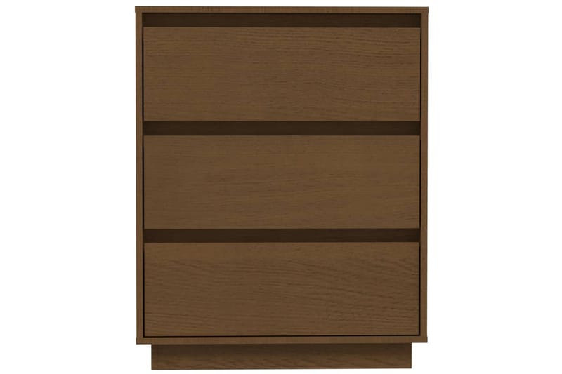 Skänk honungsbrun 60x34x75 cm massiv furu - Brun - Förvaring - Förvaringsmöbler - Sideboard & skänk