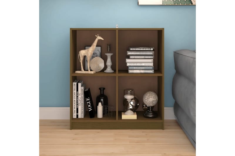 Skänk honungsbrun 70x33x76 cm massivt furuträ - Honung - Förvaring - Förvaringsmöbler - Sideboard & skänk