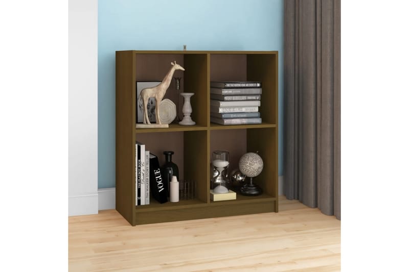 Skänk honungsbrun 70x33x76 cm massivt furuträ - Honung - Förvaring - Förvaringsmöbler - Sideboard & skänk