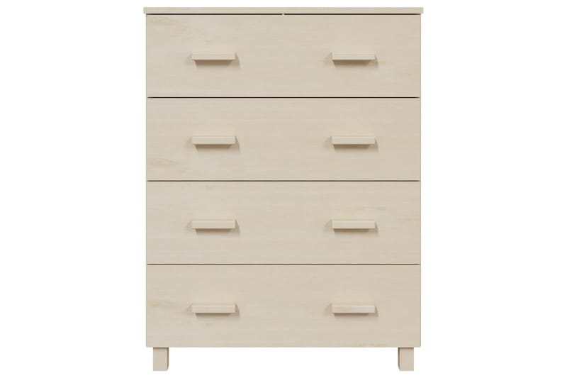 Skänk honungsbrun 79x40x103,5 cm massiv furu - Honung - Sideboard & skänk