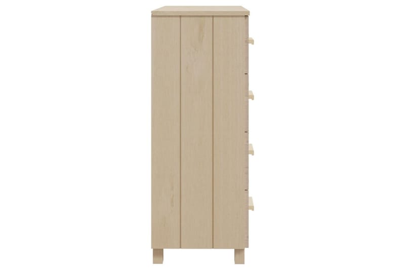 Skänk honungsbrun 79x40x103,5 cm massiv furu - Honung - Sideboard & skänk