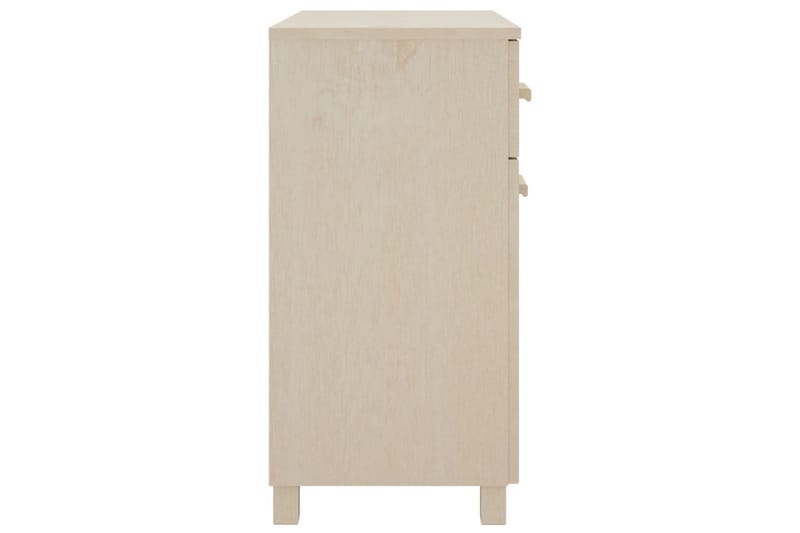 Skänk honungsbrun 79x40x80 cm massiv furu - Honung - Sideboard & skänk