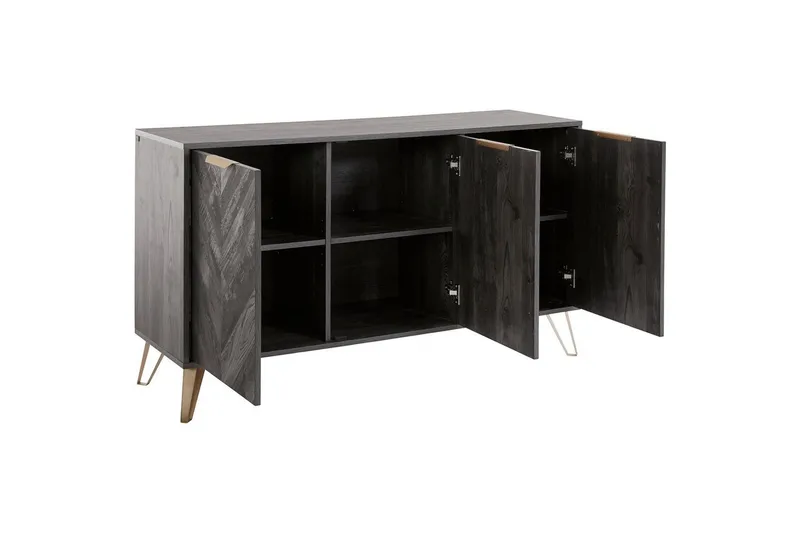 Skänk Mörkt trä 133x40x75 cm - 133x40x75 cm - Förvaring - Förvaringsmöbler - Sideboard & skänk