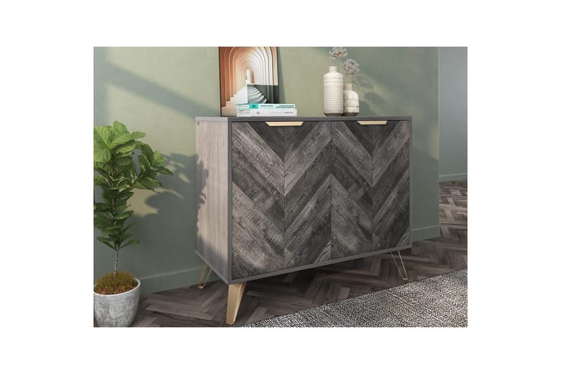 Skänk Mörkt trä 90x40x75 cm - 90x40x75 cm - Förvaring - Förvaringsmöbler - Sideboard & skänk