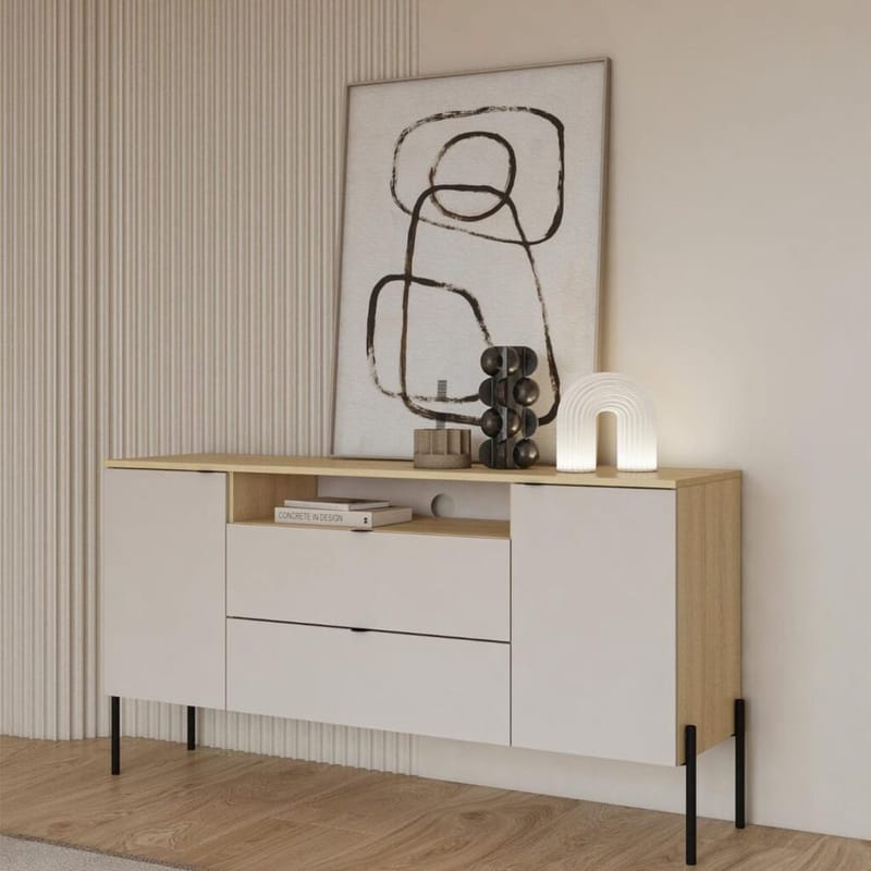 Skänk Ore 2 Dörrar med 2 Lådor - Kashmir - Förvaring - Förvaringsmöbler - Sideboard & skänk