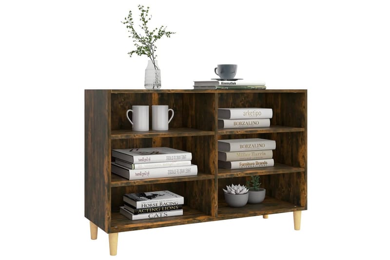Skänk rökfärgad ek 103,5x35x70 cm spånskiva - Rökfärgad ek - Förvaring - Förvaringsmöbler - Sideboard & skänk