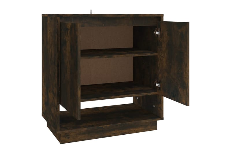 Skänk rökfärgad ek 70x41x75 cm spånskiva - Rökfärgad ek - Förvaring - Förvaringsmöbler - Sideboard & skänk