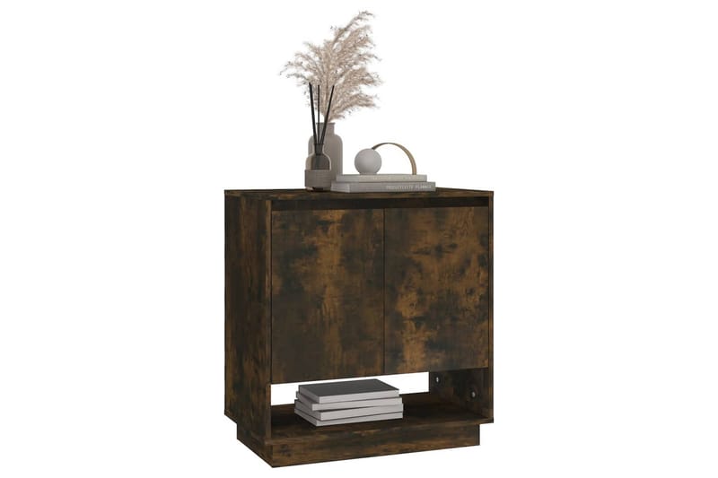 Skänk rökfärgad ek 70x41x75 cm spånskiva - Rökfärgad ek - Förvaring - Förvaringsmöbler - Sideboard & skänk