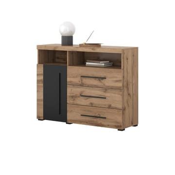 Skänk Roger 1 Dörr med 3 Lådor - Wotan Ek - Förvaring - Förvaringsmöbler - Sideboard & skänk