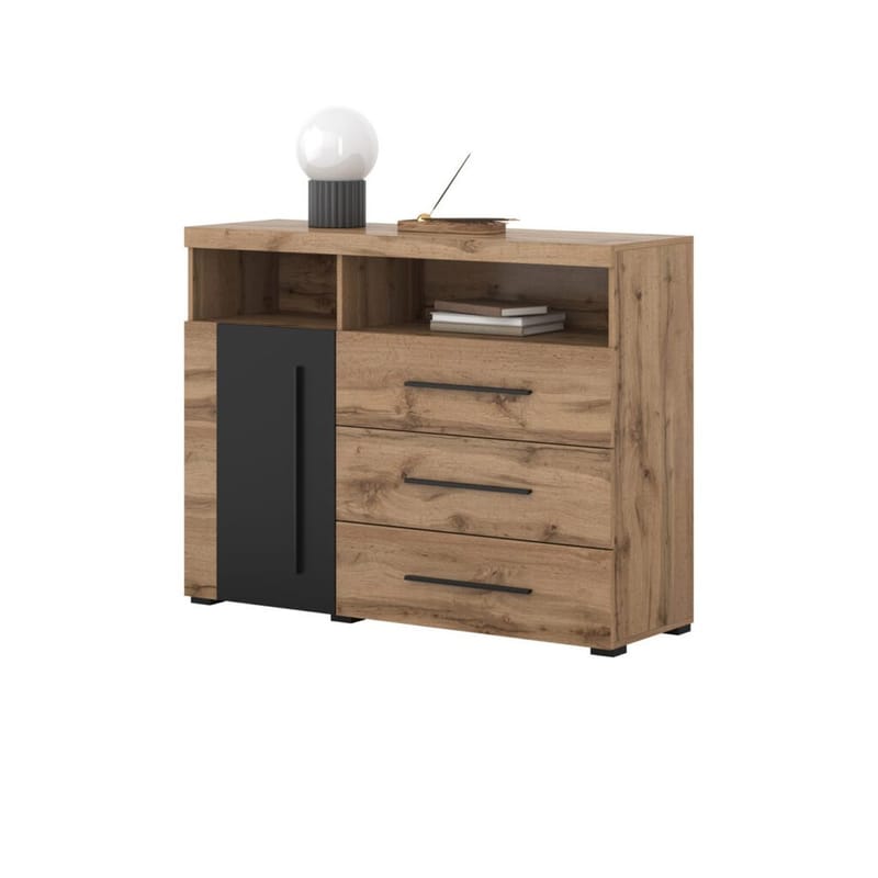 Skänk Roger 1 Dörr med 3 Lådor - Wotan Ek - Förvaring - Förvaringsmöbler - Sideboard & skänk