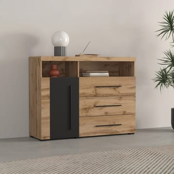 Skänk Roger 1 Dörr med 3 Lådor - Wotan Ek - Förvaring - Förvaringsmöbler - Sideboard & skänk