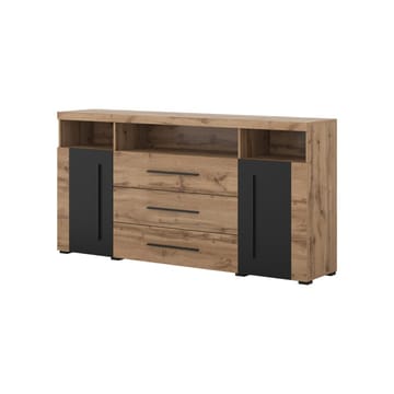 Skänk Roger 2 D örrar med 3 Lådor - Wotan Ek, 182 cm - Förvaring - Förvaringsmöbler - Sideboard & skänk