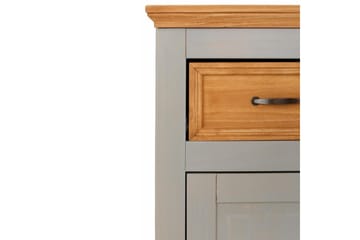 Skänk Selma 145x38x87 cm, Grå/Fläck/Vax - 145x38x87 cm, Grå/Fläck/Vax - Förvaring - Förvaringsmöbler - Sideboard & skänk