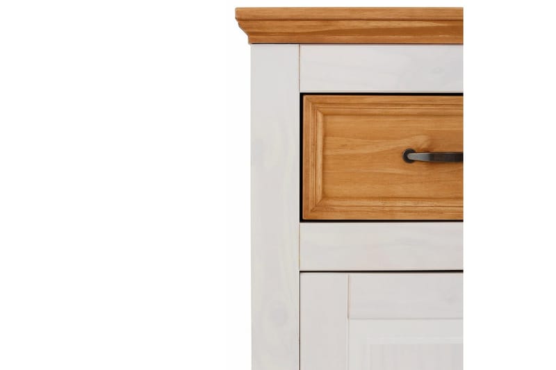 Skänk Selma 145x38x87 cm, Vit/Fläck/Vax - 145x38x87 cm, Vit/Fläck/Vax - Förvaring - Förvaringsmöbler - Sideboard & skänk