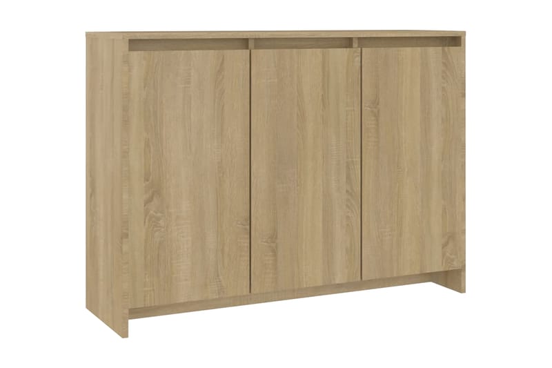 Skänk sonoma-ek 102x33x75 cm spånskiva - Ek - Sideboard & skänk