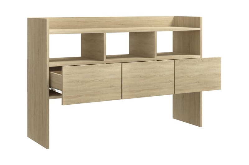 Skänk sonoma-ek 105x30x70 cm spånskiva - Brun - Sideboard & skänk