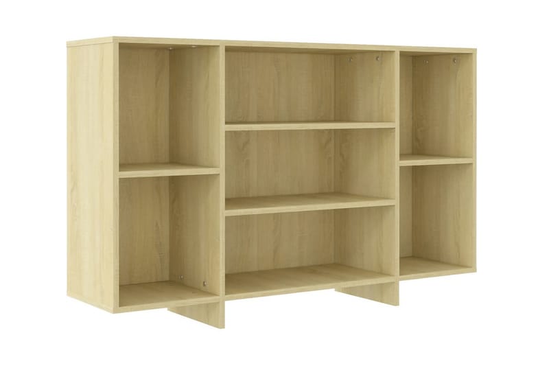 Skänk sonoma-ek 120x30x75 cm spånskiva - Beige - Förvaring - Förvaringsmöbler - Sideboard & skänk