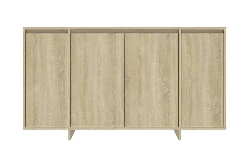 Skänk sonoma-ek 135x41x75 cm spånskiva - Ek - Förvaring - Förvaringsmöbler - Sideboard & skänk