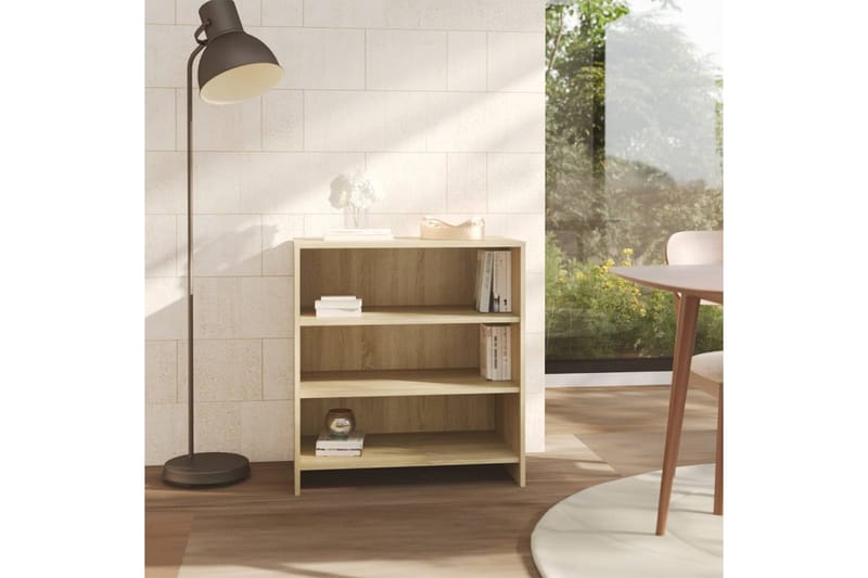 Skänk sonoma-ek 70x40,5x75 cm spånskiva - Ek - Förvaring - Förvaringsmöbler - Sideboard & skänk