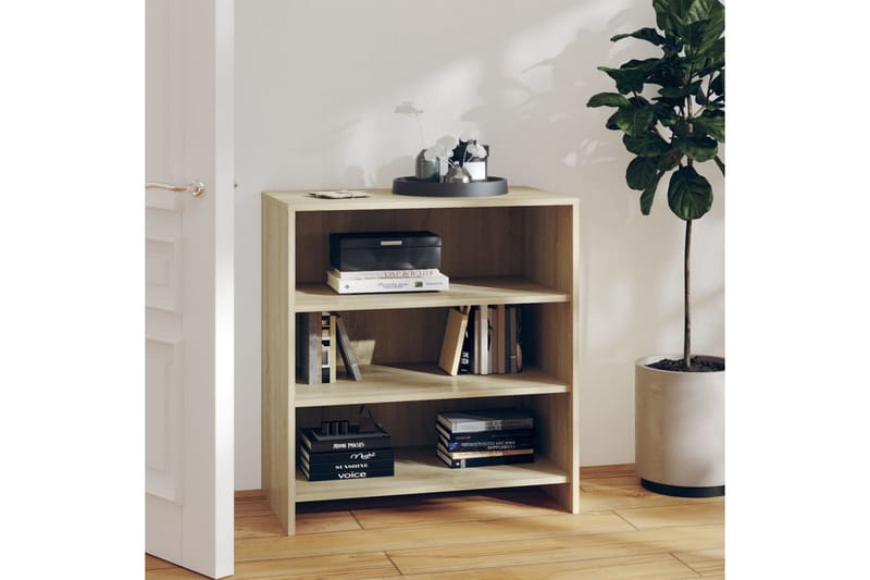 Skänk sonoma-ek 70x40,5x75 cm spånskiva - Ek - Förvaring - Förvaringsmöbler - Sideboard & skänk