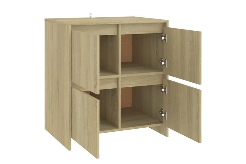 Skänk sonoma-ek 70x41x75 cm spånskiva - Ek - Förvaring - Förvaringsmöbler - Sideboard & skänk