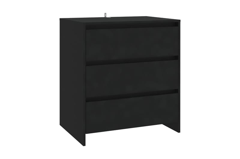 Skänk svart 70x41x75 cm spånskiva - Svart - Sideboard & skänk