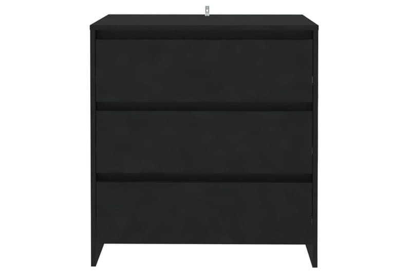 Skänk svart 70x41x75 cm spånskiva - Svart - Sideboard & skänk