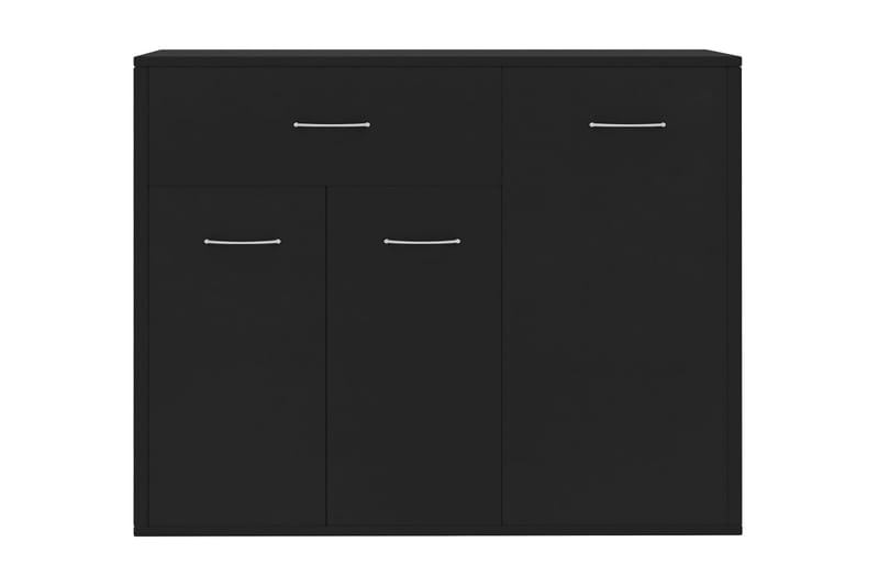 Skänk svart 88x30x70 cm spånskiva - Svart - Sideboard & skänk