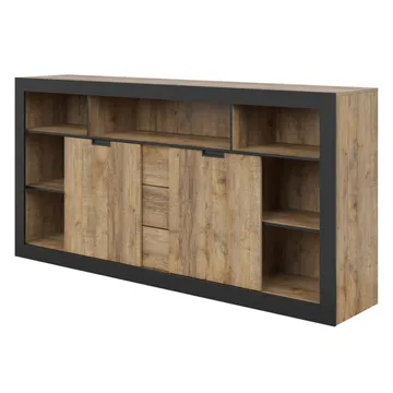 Skänk Tudor 2 dörrar med 3 lådor - 109 cm - Förvaring - Förvaringsmöbler - Sideboard & skänk