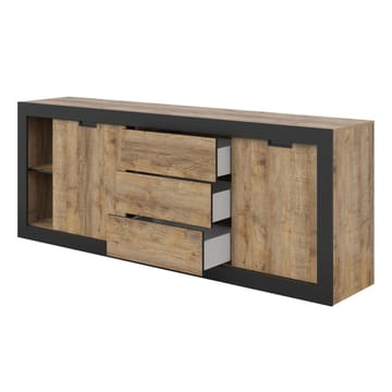 Skänk Tudor 2 dörrar med 3 lådor - 85 cm - Förvaring - Förvaringsmöbler - Sideboard & skänk
