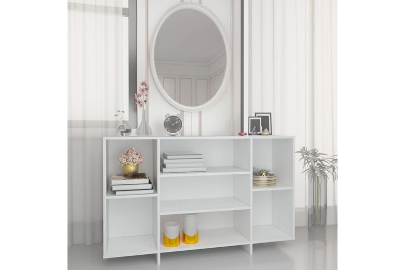 Skänk vit 120x30x75 cm spånskiva - Vit - Förvaring - Förvaringsmöbler - Sideboard & skänk