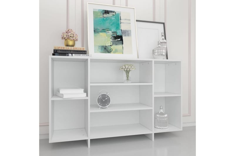 Skänk vit 120x30x75 cm spånskiva - Vit - Förvaring - Förvaringsmöbler - Sideboard & skänk