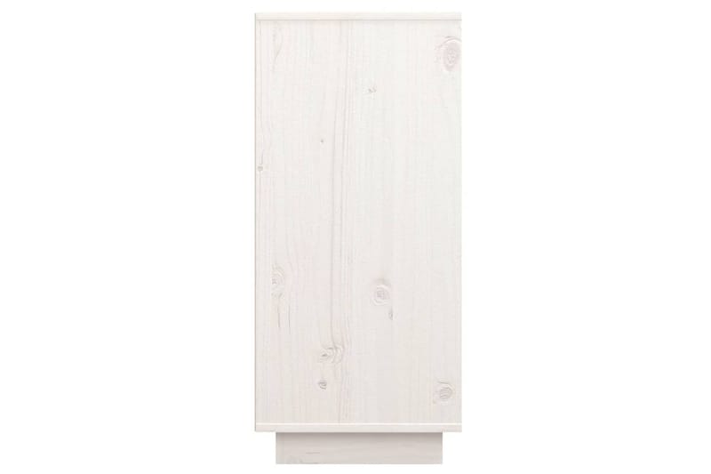 Skänk vit 60x34x75 cm massiv furu - Vit - Förvaring - Förvaringsmöbler - Sideboard & skänk