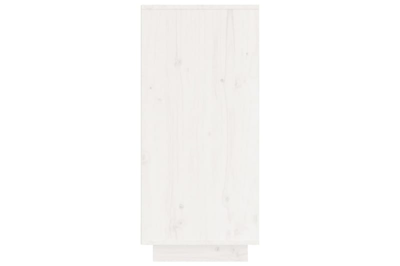 Skänk vit 60x34x75 cm massiv furu - Vit - Förvaring - Förvaringsmöbler - Sideboard & skänk