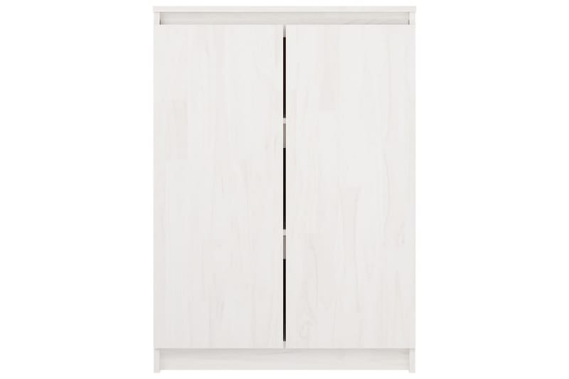 Skänk vit 60x36x84 cm massivt furuträ - Vit - Förvaring - Förvaringsmöbler - Sideboard & skänk