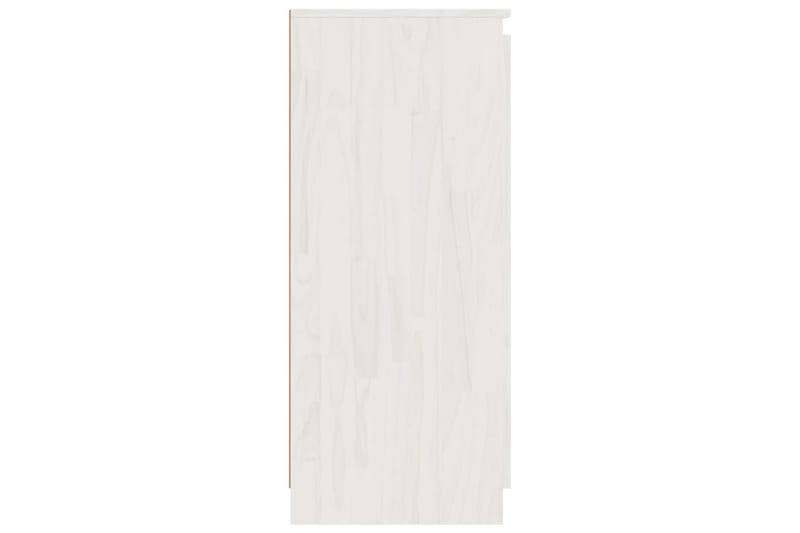Skänk vit 60x36x84 cm massivt furuträ - Vit - Förvaring - Förvaringsmöbler - Sideboard & skänk