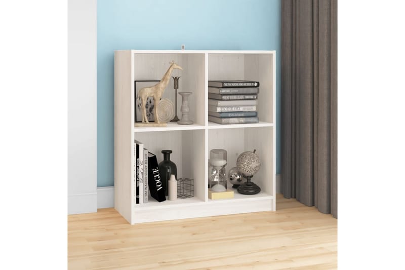 Skänk vit 70x33x76 cm massivt furuträ - Vit - Förvaring - Förvaringsmöbler - Sideboard & skänk