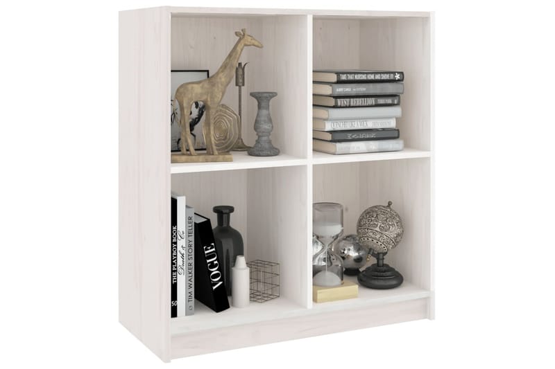 Skänk vit 70x33x76 cm massivt furuträ - Vit - Förvaring - Förvaringsmöbler - Sideboard & skänk
