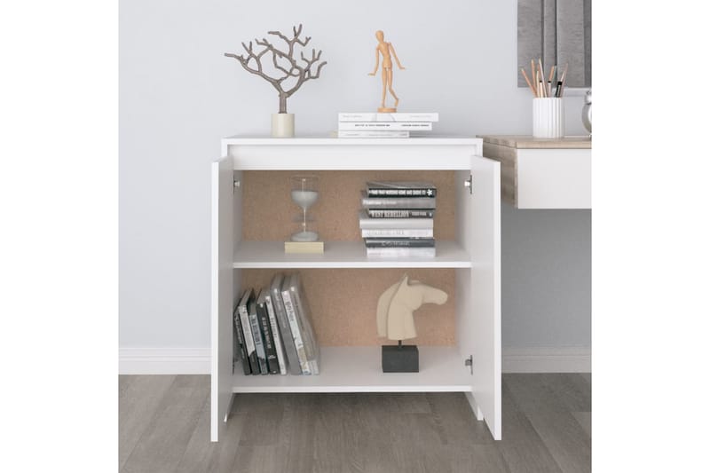 Skänk vit 70x40x73,5 cm spånskiva - Vit - Förvaring - Förvaringsmöbler - Sideboard & skänk