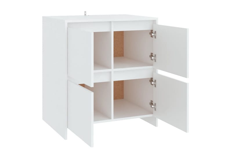 Skänk vit 70x41x75 cm spånskiva - Vit - Förvaring - Förvaringsmöbler - Sideboard & skänk