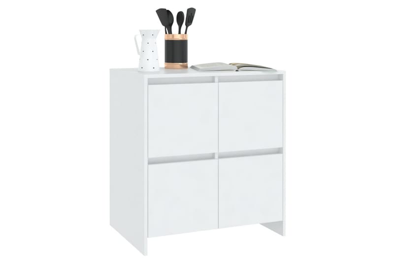 Skänk vit 70x41x75 cm spånskiva - Vit - Förvaring - Förvaringsmöbler - Sideboard & skänk