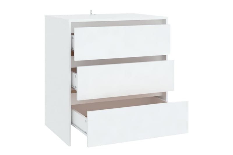 Skänk vit 70x41x75 cm spånskiva - Vit - Förvaring - Förvaringsmöbler - Sideboard & skänk