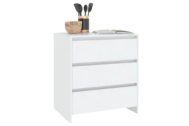 Skänk vit 70x41x75 cm spånskiva - Vit - Förvaring - Förvaringsmöbler - Sideboard & skänk