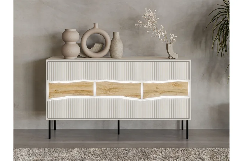 Stintino Skänk 144x40 cm - Grå - Förvaring - Förvaringsmöbler - Sideboard & skänk